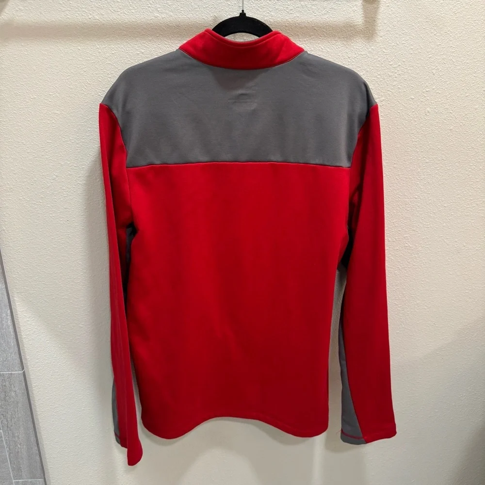 USC Trojans Fanatics Cardinal Logo Colorblock 1/4 Zip Jacket Men's Large - Picture 4 of 11
